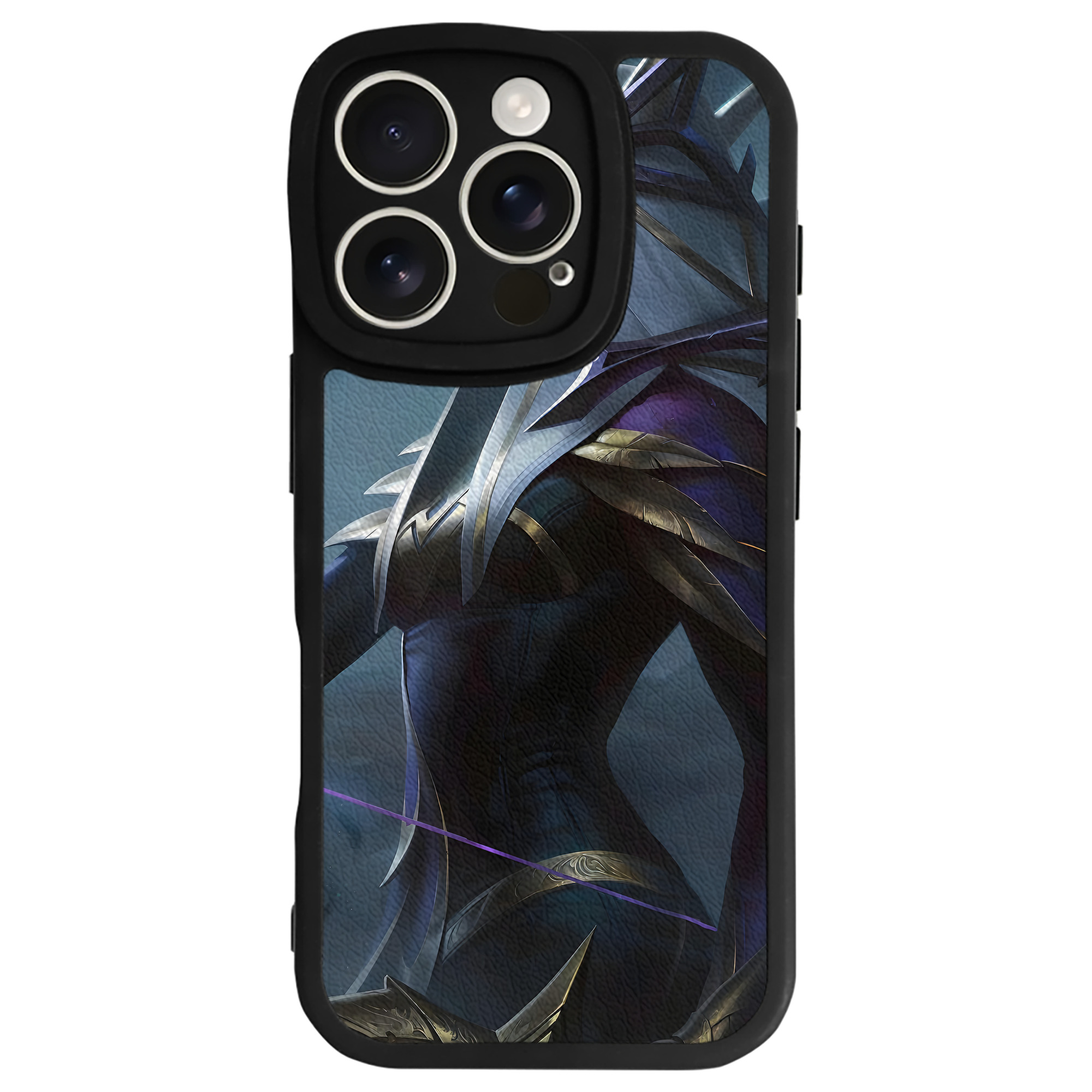 （画像用） リーグ・オブ・レジェンド League of Legends LOL 【iPhone 16シリーズ対応】シリコンスマホケース（レザー調） 材質：シリコン